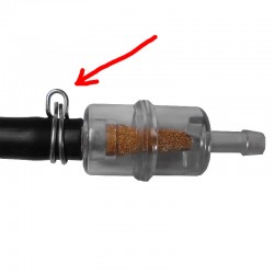Zestaw - filtr + kranik + przewód do rowerów z silnikiem spalinowym Sachs 301A