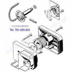 Schemat filtra i dekompresatora - rower z silnikiem spalinowym Sachs 301A